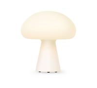 Obello Lámpara de Mesa Portátil Blanco Mate