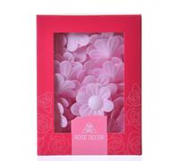 Oblea de nomeolvides en forma de flor, color rosa, 70 uds.