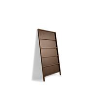 Oblique Estante de Pared Pequeño Teñido Canela