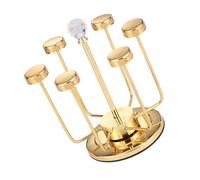 Obotsnoi Soporte de exhibición antivuelco, soporte para secar tazas, joyas, ahorro de espacio, decoración del hogar, organizadores de cocina, talla única, como se describe