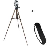 TronicXL Trípode de construcción de 1,30 m para niveladora láser láser de líneas cruzadas Einhell Bosch Dewalt Makita Flex Leica Stanley Meterk Tacklife Huepar Firecore Skil 1/4 pulgadas 3/8 Tripod