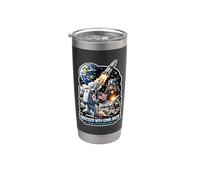 Obsesionado con volver a la luna 2028 Vaso térmico de acero inoxidable de doble pared