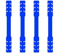 OcioDual 4 Salva Orejas Porta Mascarillas, Salvaorejas para Mascarillas | Sujeta Mascarilla, Extensores Elásticos Flexibles, Ajustables, Antipresión, Ganchos de Silicona, Goma Azul