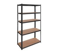 OcioDual Estanteria Metalica Gris Essential, Estanteria Almacenaje Trastero, 180x90x40cm, Estante Cocina, Estanterias Almacenaje Trastero, Estanterias Metalicas Sin Tornillos
