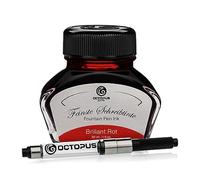 Octopus Fluids Bright Rot - Tinta de escritura con convertidor, tinta de pluma, rojo 30 ml