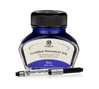 Octopus Fluids Document Ink - Tinta para pluma estilográfica con convertidor (30 ml), color azul