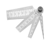 Odorkle Calibre de Espesor de Acero Inoxidable, Juego de Calibres de 7 Hojas, 1-7mm 8-14mm 15-21mm 22-29mm, para Inspección de Agujeros, Ranuras y Diámetros Internos