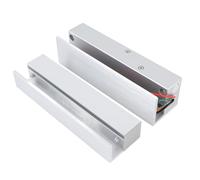 Odorkle Cerradura de Cerrojo Eléctrico, Aleación de Aluminio de Acero Inoxidable Perno de Caída Electrónico DC 12 V Retardo Ajustable Abierto a la Izquierda para Puertas de Metal de Madera de Vidrio