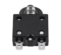 Odorkle Disyuntor de Reinicio Manual, Interruptor Térmico de Metal Plástico Protector de Sobrecarga 5A a 30A CA 125 a 250V 50V para Paneles de Distribución de Energía Usuarios de Control de Equipos