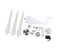 Odorkle Generador de Turbina Eólica 600W Aleación de Aluminio y Fibra de | Turbina aerogeneradora de 600W, molino de viento pequeño de aleación de aluminio y fibra de nailon con controlador MPPT,