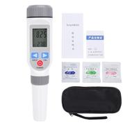 Odorkle Medidor de PH Digital, Bolígrafo Probador de PH de Agua Portátil con Resolución de 0,01, LCD con Retroiluminación ATC, Rango de 32 a 122 °F, Polvo de Calibración Incluido para Uso en (-B)