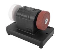 Odorkle Mini Amoladora de Banco Lijadora Pulidora Afiladora 20 V Inalámbrica con Velocidad Ajustable 2000-6000 RPM Ruedas Dobles para Afilar Brocas Eliminación de óxido