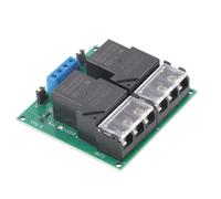 Odorkle Módulo de relé Bidireccional Módulo de relé de Aislamiento Optoacoplador 30A DC12V con Disparador de y bajo Terminal de Barrera de 9,5 Mm para Proyectos de Control de Automatización