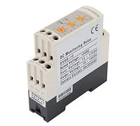 Odorkle Relé de Protección de Voltaje DC, Monitor Ajustable de sobre y | Montaje en Riel DIN, 6A 250VAC Contacto, para Motor DC, Batería UPS, 2 Indicadores LED, Guía de 35mm