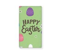 Odot 130x70cm Felices Pascuas Sábana Bajera Cuna Bebe, Sabanas Carrito Bebe Sábana Bajera Capazo Sabanas Minicuna Bebe Suave Sábana Bajera Ajustable para Niña y Niño (Huevos de Pascua)