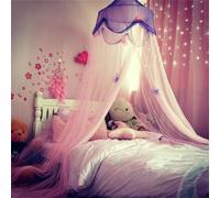Odot Mosquitera para Camas Portátil Mosquito Net Grande Universal Mosquitero Cuna de Bebe, Dosel Mosquitera para Niños, Carpa de Juegos para Dormitorio Decoración (Rosa violeta (mariposa))