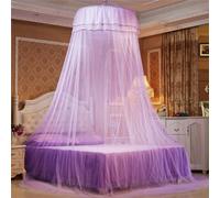 Odot Mosquitera para Camas Portátil Mosquito Net Mosquitero Cuna de Bebe, Dosel Mosquitera para Niños, Carpa de Juegos para Dormitorio Decoración (Púrpura,65x270cm)