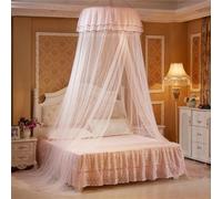 Odot Mosquitera para Camas Portátil Mosquito Net Mosquitero Cuna de Bebe, Dosel Mosquitera para Niños, Carpa de Juegos para Dormitorio Decoración (Rosa claro,65x270cm)