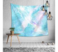 Odot Tapiz De Pared, Tapiz de Pared y Cubrecama Suave Toalla De Playa Picnic Estera DeYoga Toalla Manta Tapiz Mantel Cortina para Dormitorio Sala de Estar Comedor (150x200cm,Brisa)