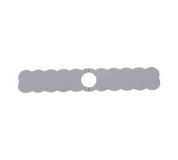 OEBUAFI Alfombra de Diatomita para Grifo, Bandeja de Secado Rápido con Almohadillas Antideslizantes de Silicona, para Encimera de Cocina y Baño (gris oscuro)