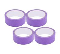 OEBUAFI Cinta de Enmascarar de Papel crepé Cinta de Pintor para Reacabado Automotriz 35 Mm X 20 M Rasgable a Mano Sin Residuos Impermeable con Eliminación Limpia para Sellado de (PURPLE)
