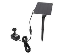 OEBUAFI Fuente Solar con Bomba 200L/H Doble Alimentación USB, Bomba para Estanque Exterior, Decoración de Jardín, Baño para Aves, Diversión en Piscina Infantil