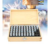 OEBUAFI Juego de Calibre de Pasador Métrico de 50 Piezas con Precisión de 0,001 Mm para Medir Ranuras y Distancias en la Fabricación de Placas de Circuito, Acero de 7,51-8 Mm