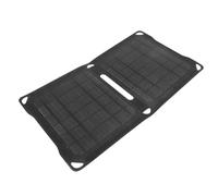 OEBUAFI Panel Solar Plegable de 14W para Carga Rápida | Monocristalino, recubrimiento ETFE, uso exterior, portátil, doble USB, TIPO C