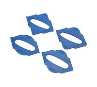 OEBUAFI Plantilla de Plantilla para Fresadora de Radio, R5 R10 R15 R20 | 4 plantillas, material ABS duradero, 8 ángulos, fácil de usar, longitud lateral constante