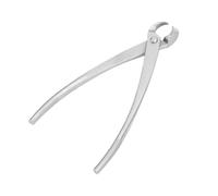 OEBUAFI Podadora Cóncava de Acero Inoxidable Chapada en Níquel, Cortador Cóncavo para Bonsái de 8,27 Pulgadas, Herramienta Profesional de Recorte de Jardinería