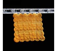 OEBUAFI Rodillo Acrílico con Dibujos, Rodillo de Masa Acrílico con 28 Diseños para Pasta, Galleta, Masa, Pastelería, Panadería, Fideos (51019 notas)