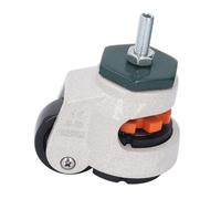 OEBUAFI Rueda Niveladora Ruedas Giratorias Resistentes de 40 Mm de Ancho para Maquinaria Industrial Nylon PA