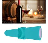 OEBUAFI Tapón para Botella de Vino Acero Inoxidable Silicona, 6,1x2,35 Cm | Contenedor de Bebidas Reutilizable de Grado Alimenticio, Prevención de Oxidación, Se Adapta a Botellas Estándar,