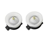 OEBUAFI Ventilador del Calentador AC Motor Soplador 12V para Coche (blanco negro)