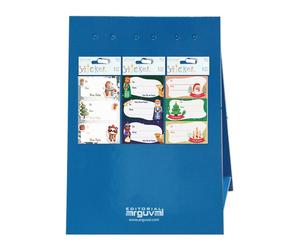 OEM SIN MARCA Etiquetas de Regalo Navideñas Adhesivas 9 uds.
