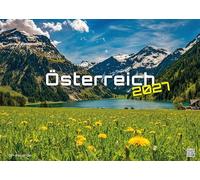GP-Fever Calendario de pared Austria 2027 DIN A2 – Motivos de Austria 60×42 cm