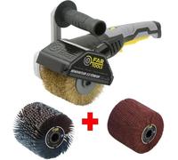 Oferta de set: Lijadora/renovadora Fartools REX120C + cepillos 615127, 78630, 78631