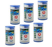 OFERTA INTEX 6 FILTROS CARTUCHA MOD. A 59900 29000 PARA BOMBA PISCINA BESTWAY I