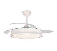 OFERTA Ventilador de techo PITIJOPO con motor DC 6 velocidades Tecnología Led muy eficiente 45W tres tonalidades, Control remoto con temporizador, luz REGULABLE en color e intensidad, MEMORIA motor