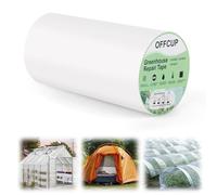 OFFCUP Cinta de Reparación, Cinta Adhesiva Reparacion 15cm*25m, Lámina Plástica Transparente Resistente UV, Resistente al Agua, para Reparar Invernaderos Plástico, Películas Plástico Películas de PE