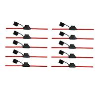 Offgridtec 005018 Portafusibles planos, Rojo, 10 Stk