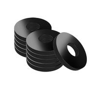 Offgridtec Arandela Negra de Acero Inoxidable V2A DIN304 M8 x 30 mm - 50 Unidades