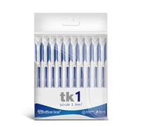 office box Boligrafos TK - Bolígrafos de tinta Semigel con Punta Metálica y Cuerpo triangular en Soft Touch que escribe más de 1 km by (Tk1 - Pack 10 Azul)