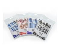 office box Boligrafos TK - Bolígrafos de tinta Semigel con Punta Metálica y Cuerpo triangular en Soft Touch que escribe más de 1 km by (Tk1 - Pack 50 Surtidos)