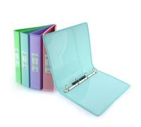 OFFICE BOX Carpeta de Anillas A4 Blush 4 Anillas 40mm Set de 8