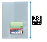 Office Box - Forra Libros Express con Identificador y Solapa - 100% Reciclable 28 cm - pack 10 units.