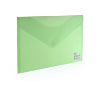 Office Box Pack 10 Carpeta Sobre con Cierre de Velcro Tamaño A4+ REF 901 Green blush