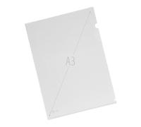 Office Box - Pack 10 Dossier Classic - Fabricado en Polipropileno 100% Reciclable - Con Uñero superior - Tamaños A4 Disponibles en 5 colores y A3 en Transparente
