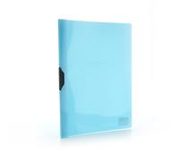 Office Box Pack Dossier Clip It Pinza Plástico A4 Colorline 10. Light Blue