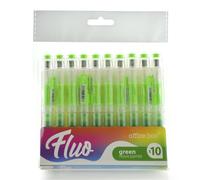 Office Box, Subrayadores Recargables Fluorescentes FLUO, el Marcador ecológico con la tinta más sólida, fluida y sorprendente, ideal para estuche.